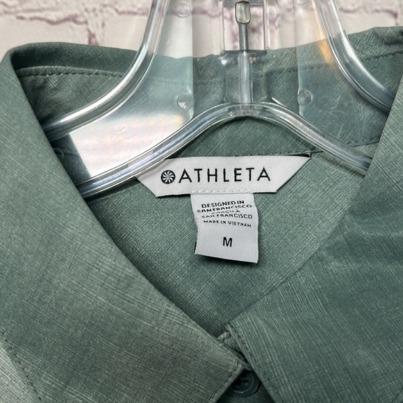 Athleta Urbanite Green Printed Top - Picture 4 of 12